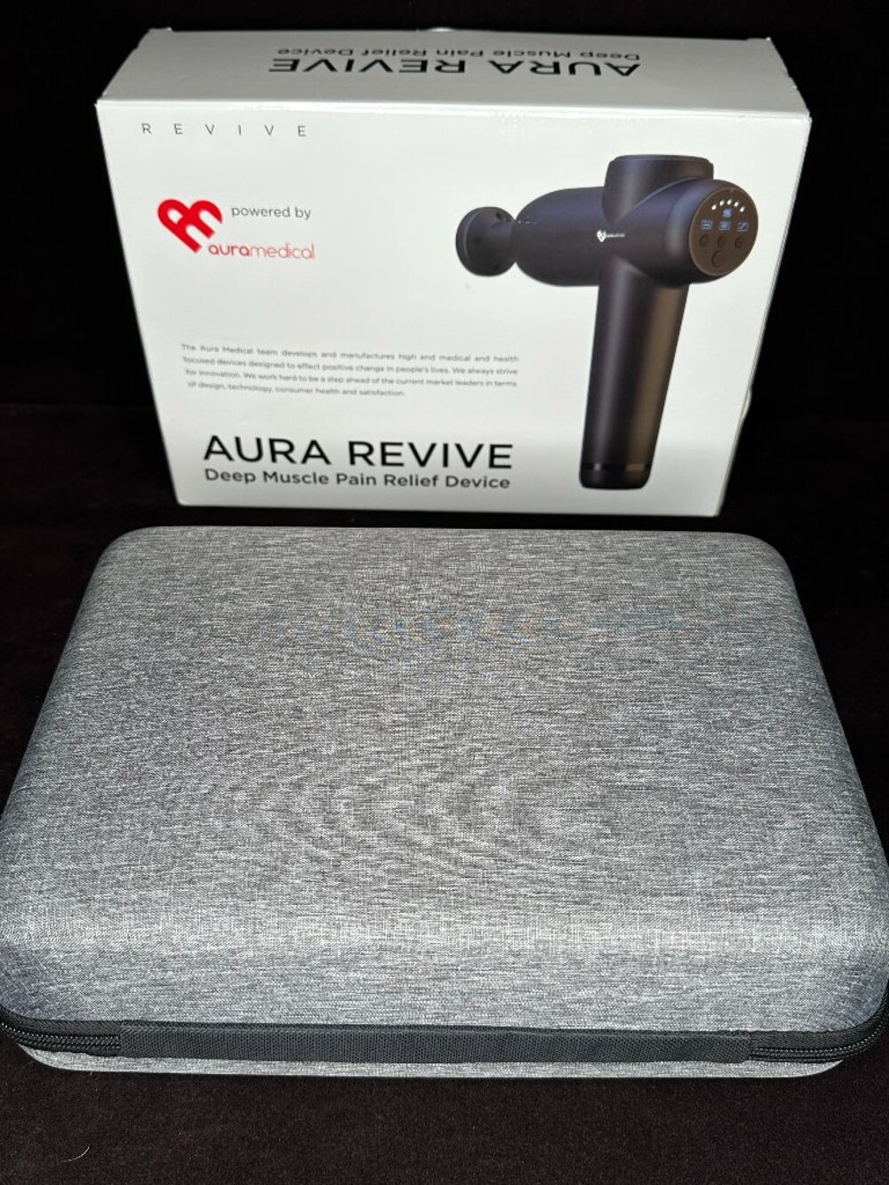 Aura Revive Heated Deep Muscle Pain Relief Device - NIB